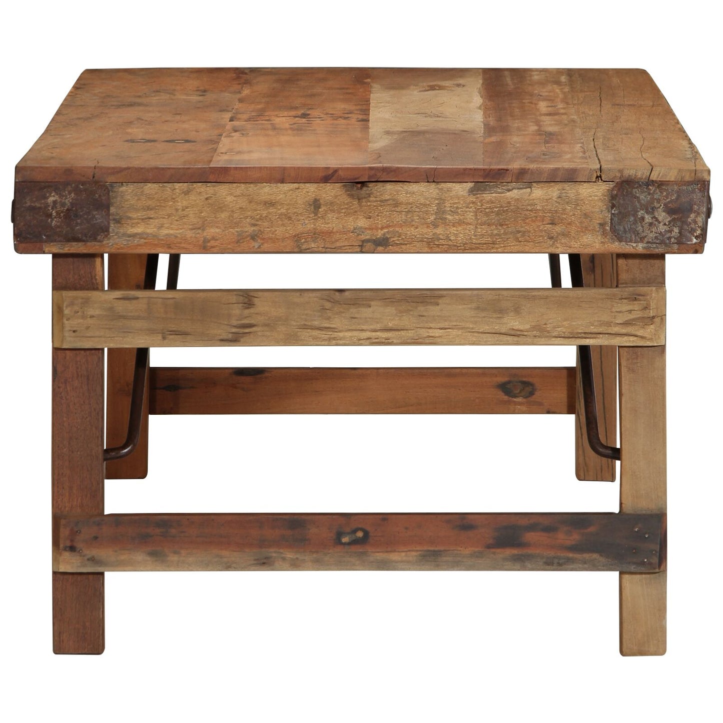 Salontafel Natuurlijk Hout Massief Hout Simpel 110 x 55 x 40 cm
