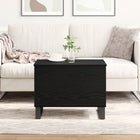 Salontafel zwart eiken 60x44,5x45 cm