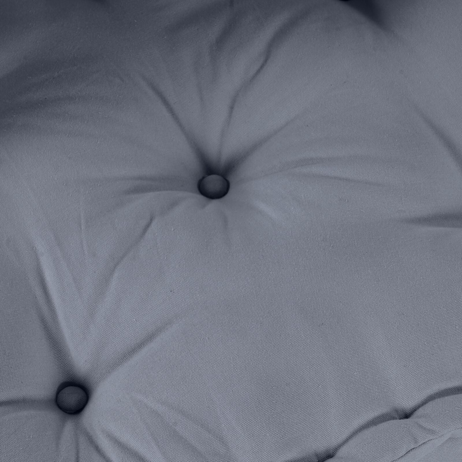 2-Zits Modulaire Poef Sofa Converteerbaar Grijze Stof Grijs 70 x 70 x 36 cm 2x lounge