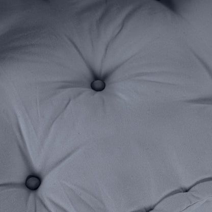 2-Zits Modulaire Poef Sofa Converteerbaar Grijze Stof Grijs 70 x 70 x 36 cm 2x lounge