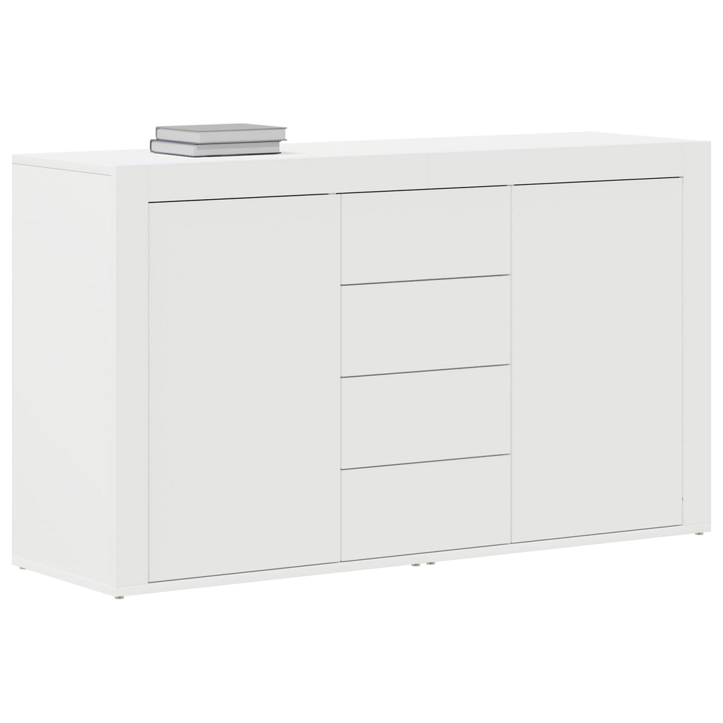 Witte Dressoir Wit Hout 120 X 36 X 69 Cm Opslag Witte Dressoir