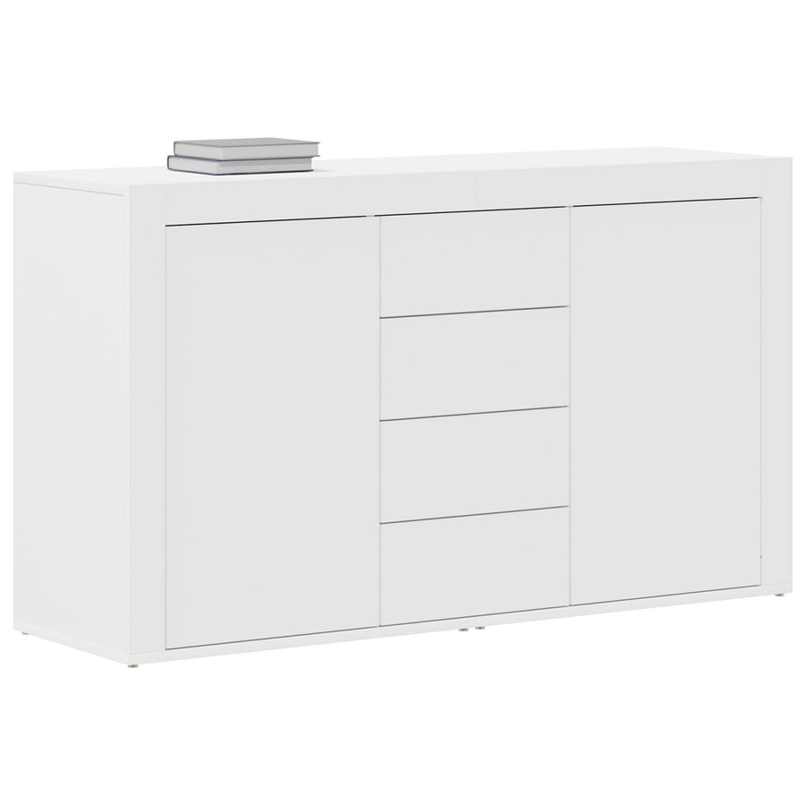 Witte Dressoir Wit Hout 120 X 36 X 69 Cm Opslag Witte Dressoir