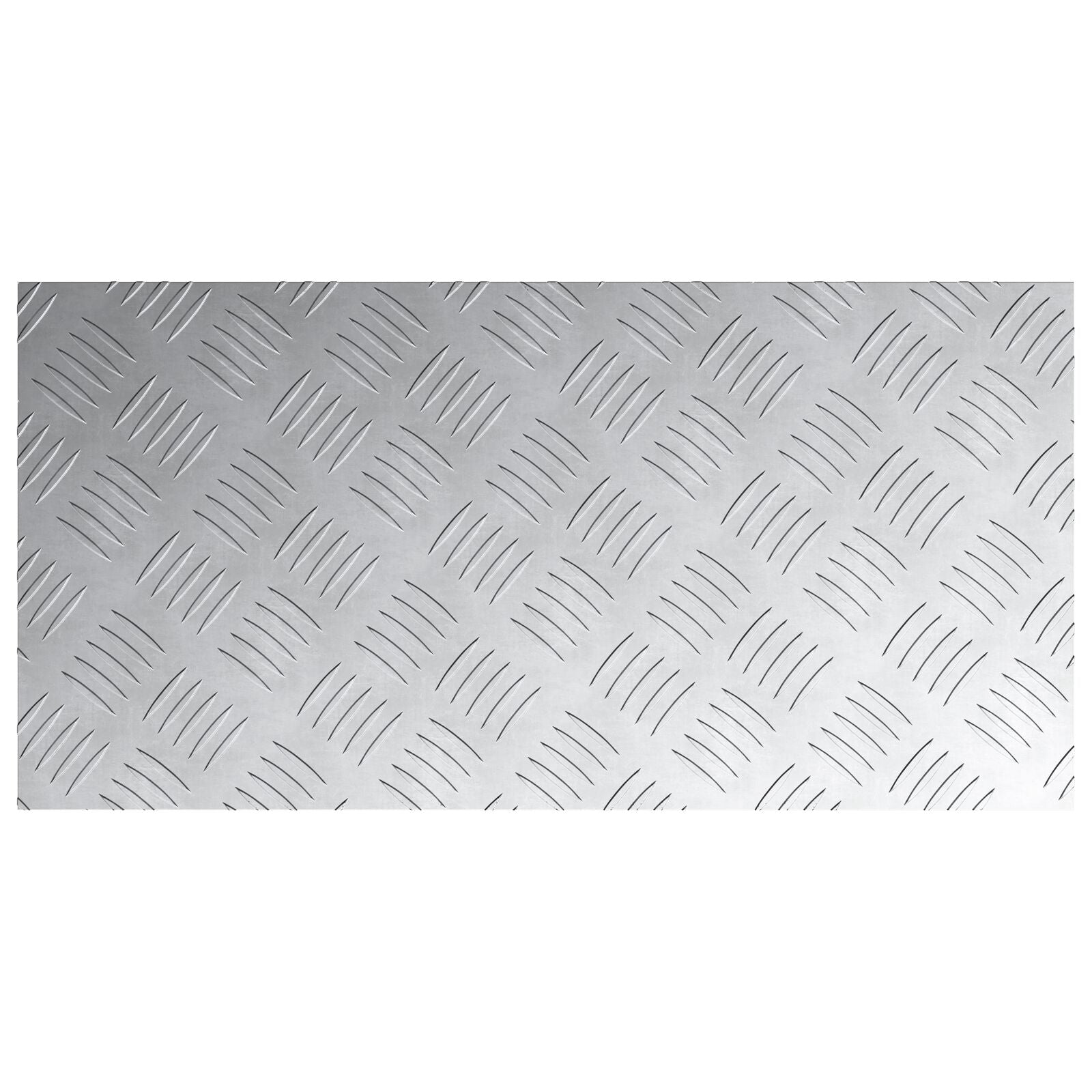 Aluminium Checker Platen 4 Stuks Anti-Slip 60X30 Cm 60 x 30 x 0.3 cm Rechthoekig