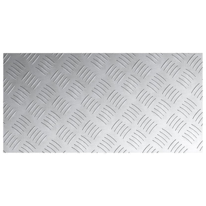 Aluminium Checker Platen 4 Stuks Anti-Slip 60X30 Cm 60 x 30 x 0.3 cm Rechthoekig