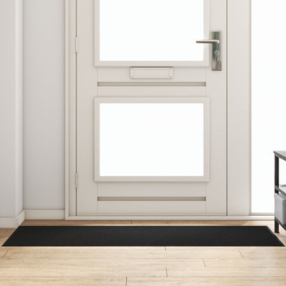 Deurmat Rechthoekig Zwart 60X180 Cm