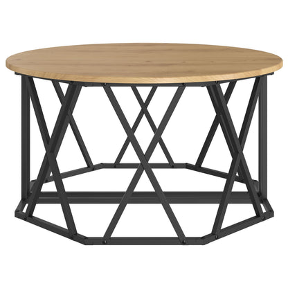 Salontafel 80X80X42 Cm Gemaakt Van Engineered Wood Artisan eiken