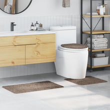 3-Delige Badmatset Polypropeen Antislip Bruin