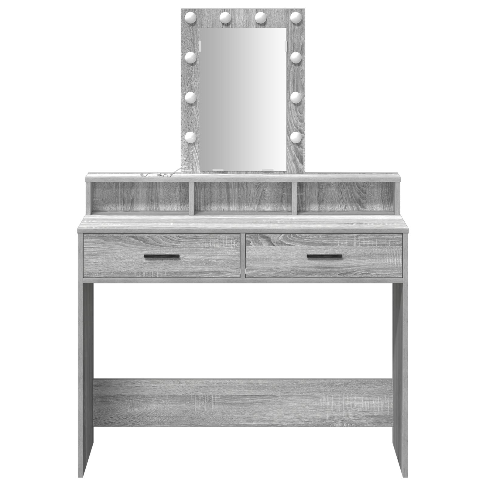 Kaptafel Met Led-Verlichting Grijs sonoma 100 x 41 x 140 cm