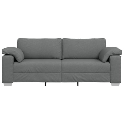 3-Zits Sofa Stof Donkergrijs 178 cm