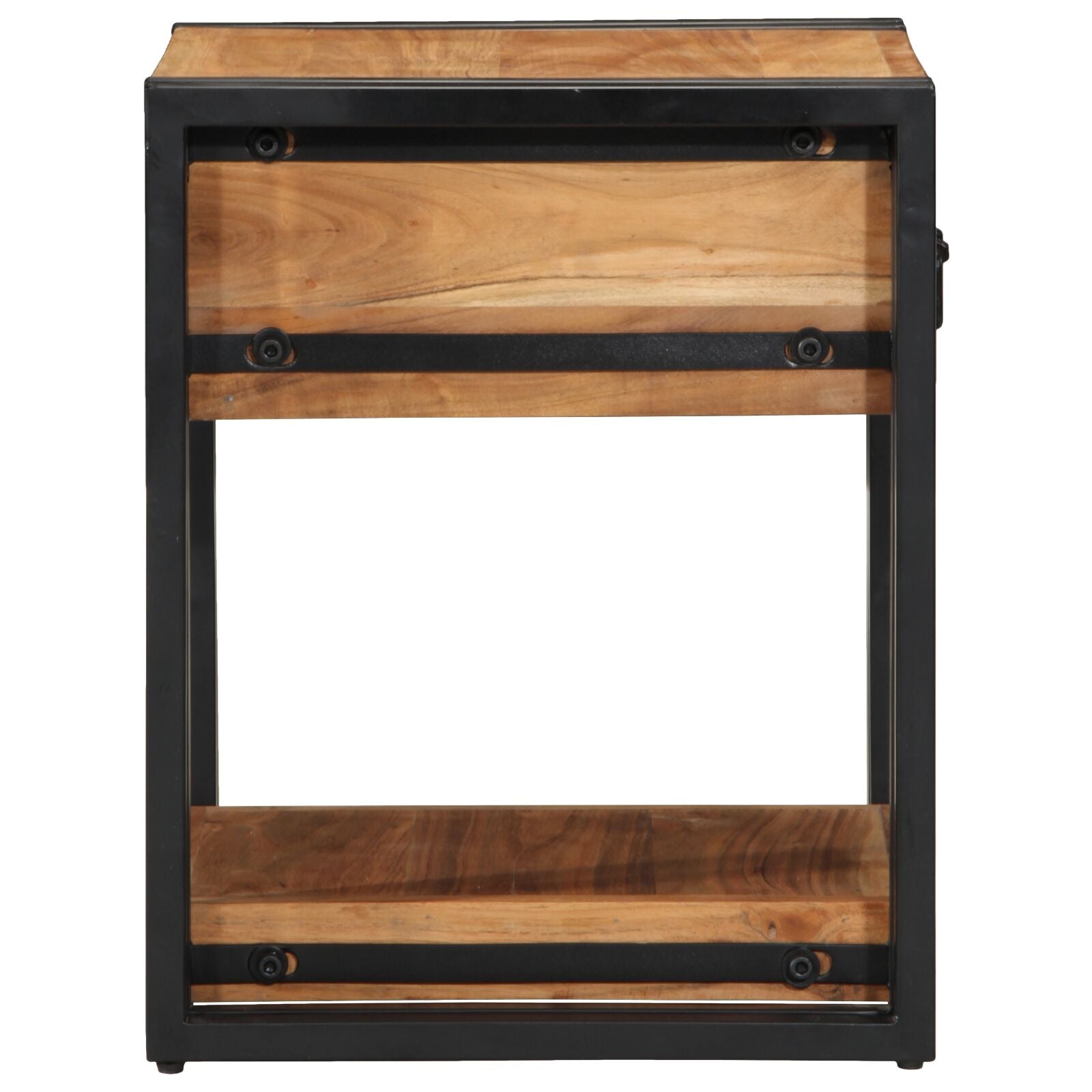 Nachtkastjes 2 Pack 40 x 40 x 50 cm Massief acaciahout