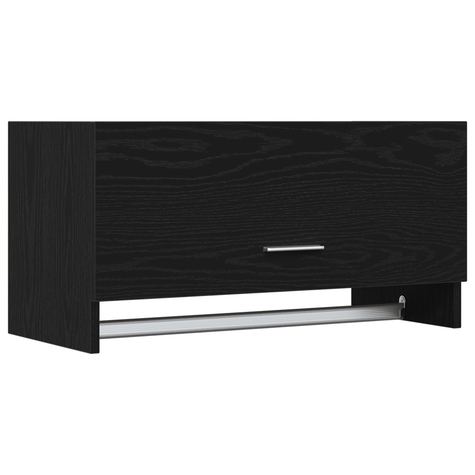 Kast Bewerkt Hout Opslag Zwart eiken 70 x 32,5 x 35 cm