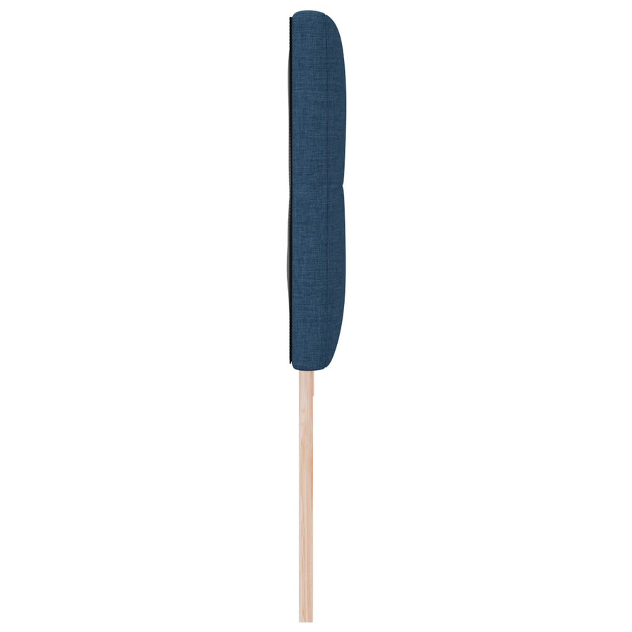 Hoofdbord Met Knopen Tufted Stof Blauw 200 cm Lage hoofdbord