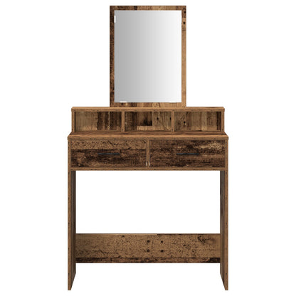 Kaptafel Met Laden Oud Hout 79 x 41 x 140 cm Oude hout