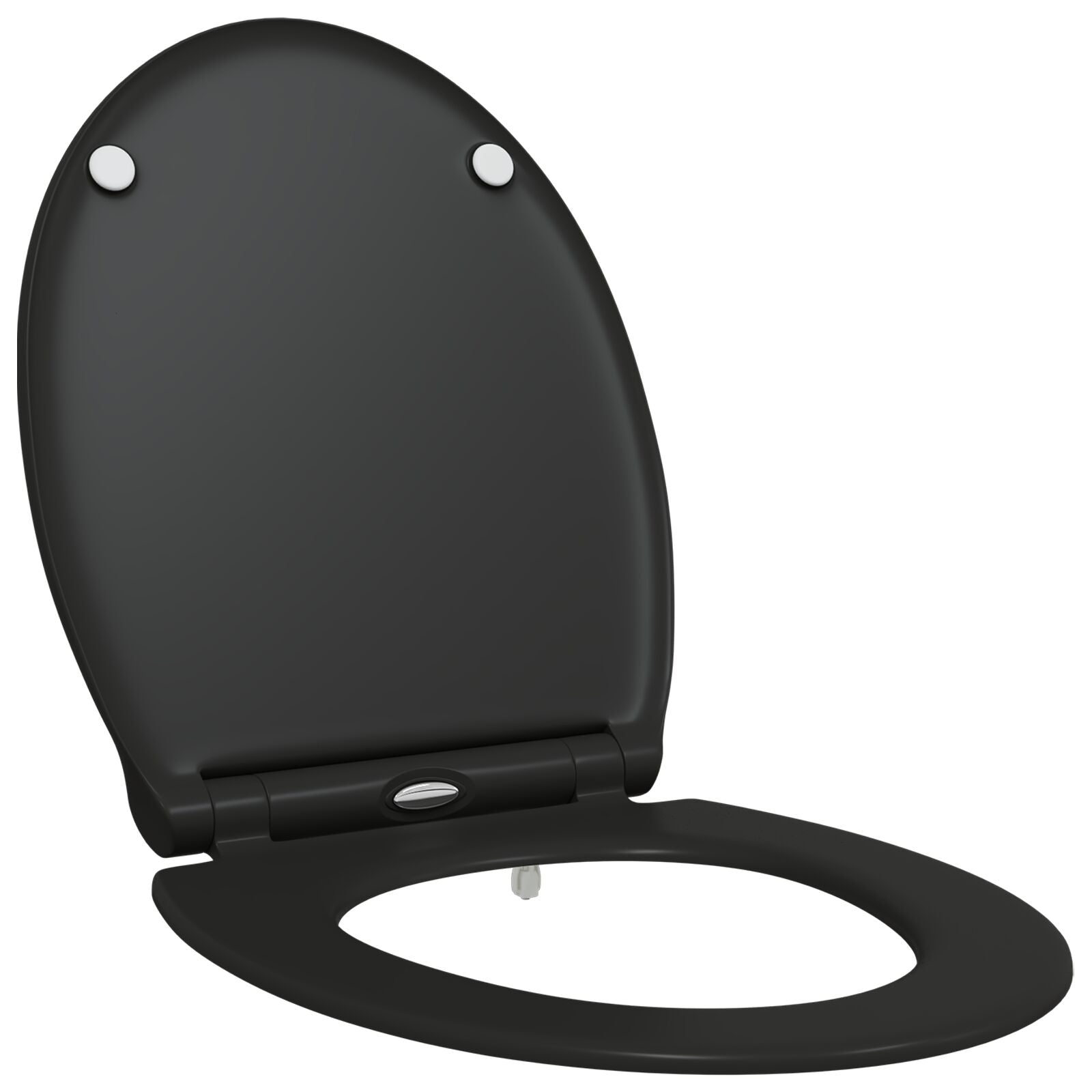 Quick Release Toiletseat Met Soft Close Duroplast Zwart