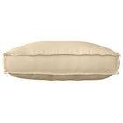 Stoelkussen beige 70x40x12 cm polyester