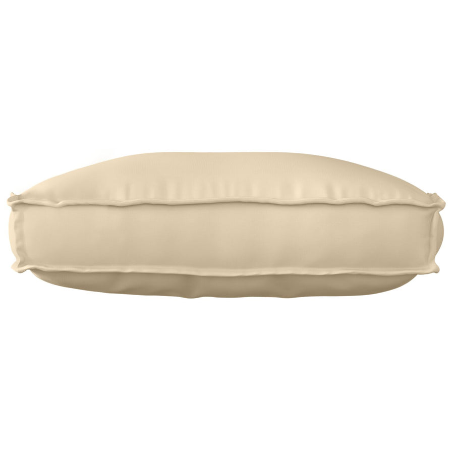 Kussens Polyester 70 X 12 X 40 Cm Waterdicht Materiaal Beige