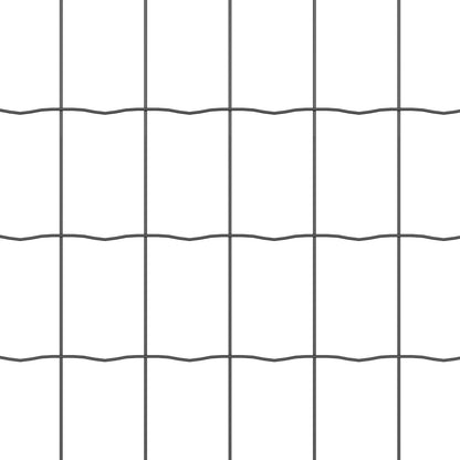 Eurohek Met 11 U-Paaltjes Grijs 0,6X25 M Staal