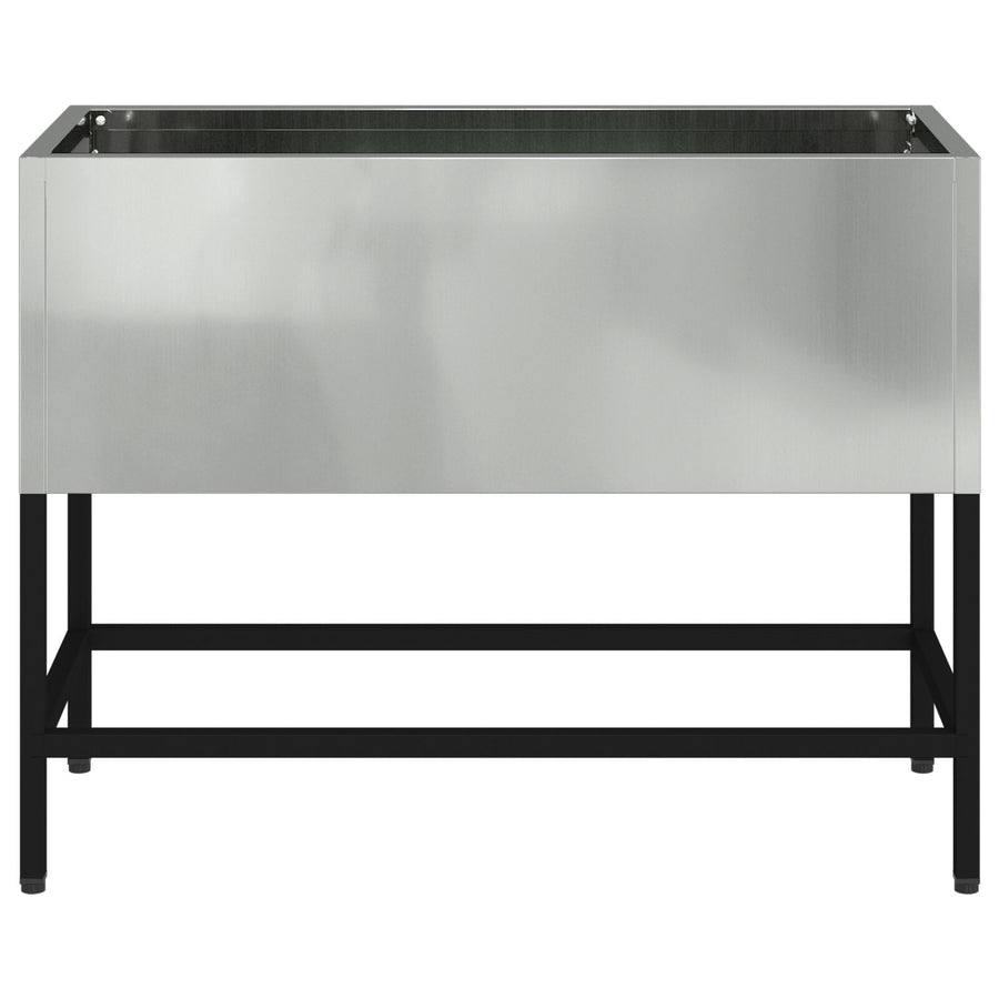 Verhoogde Tuinbak Gegalvaniseerd Staal Verzinkt staal 60 x 26 x 45 cm