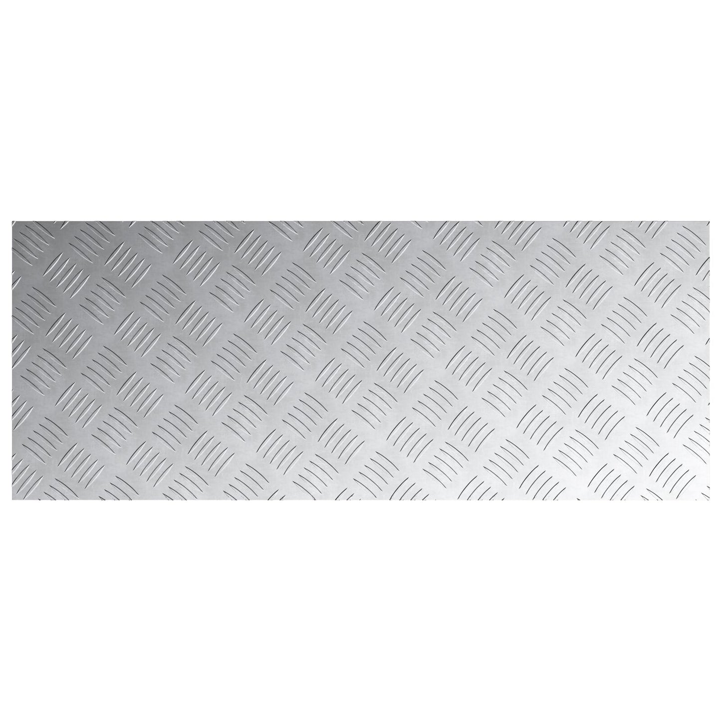 Aluminium Ruitplaatjes 4 St Antislip 100X40 Cm 100 x 40 x 0.2 cm Rechthoekig