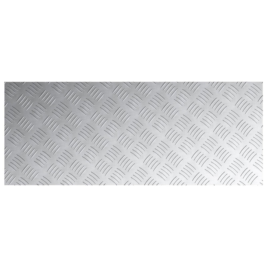 Aluminium Ruitplaatjes 4 St Antislip 100X40 Cm 100 x 40 x 0.2 cm Rechthoekig