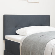 Headboard Dark Grey 80 cm Velvet