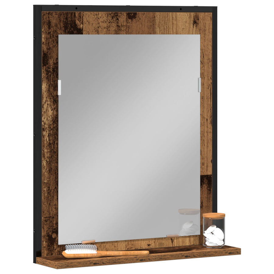 Badkamer Spiegel 50X12X60 Cm Engineered Hout Oude hout