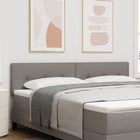 Hoofdbord 180 cm taupe stof