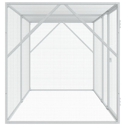 Vogelvolière Antraciet Staal 102 x 208 x 108 cm