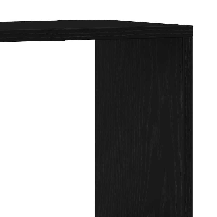 Boekenrek Geëngineerd Hout Zwart eiken 60 x 24 x 63 cm