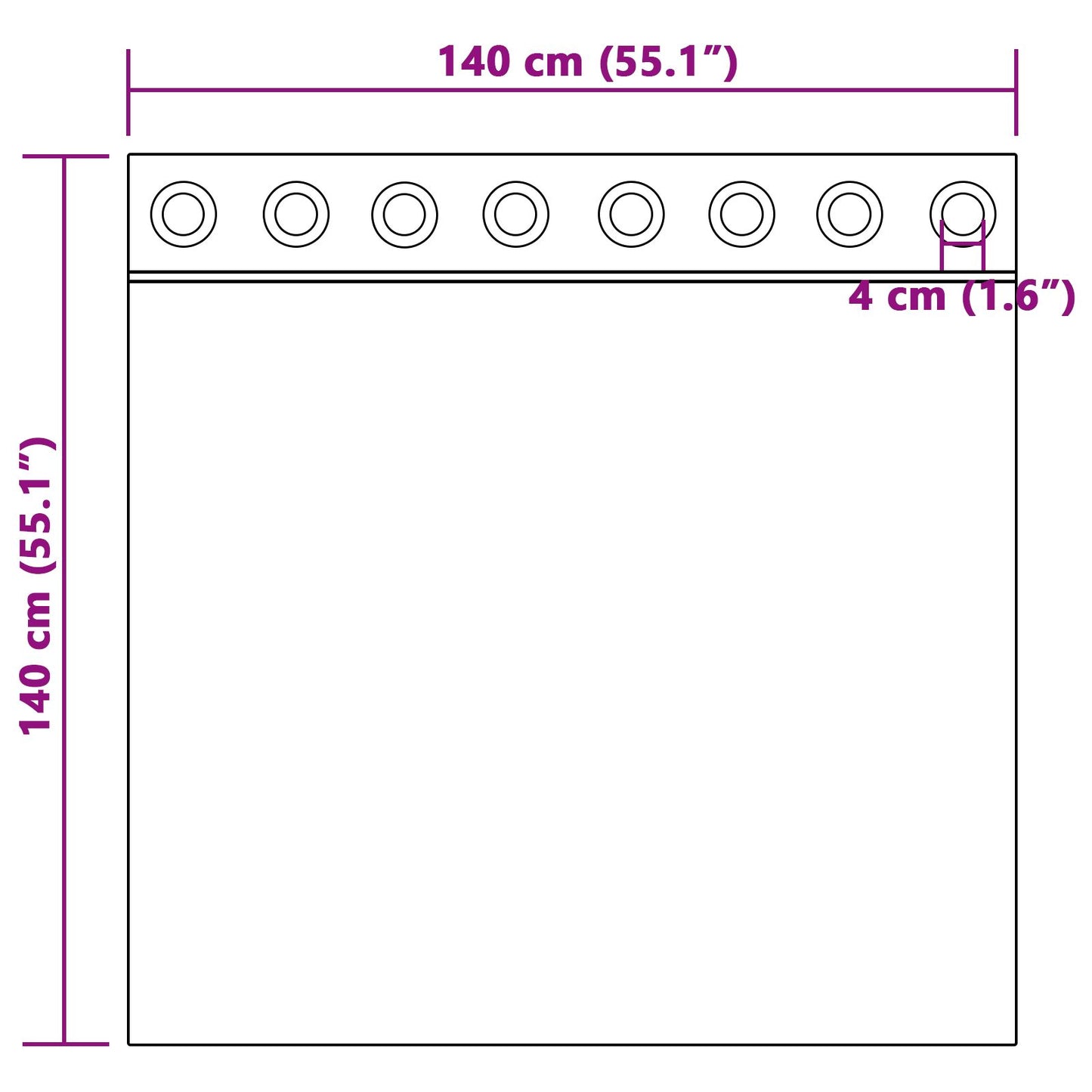 Blackout Gordijnen 2 Stuks Velours Super Lichtgrijs 140 x 140 cm met oogjes