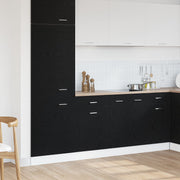Hangkast lade 50x46x81.5 cm zwart eiken