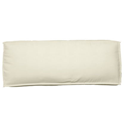 Palletkussen Voor Rugsteun 120X40X12 Cm Oxford Stof Crème