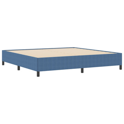 Bedframe Corduroy Stof Blauw 200 x 200 cm