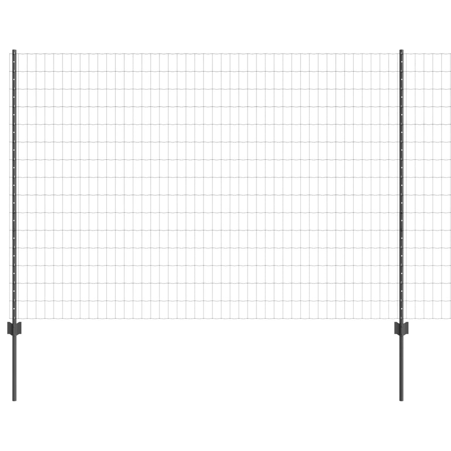 Euro Hek Met 10 U Stokken Grijs 1.5X10 M Staal