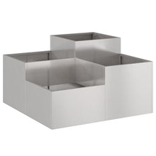 Tuinplantcontainer Roestvrijstaal 80 x 80 x 48 cm