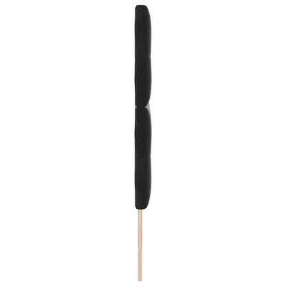 Hoofdbord Knopgestikt Fluweel Zwart 180 cm Hoog hoofdbord