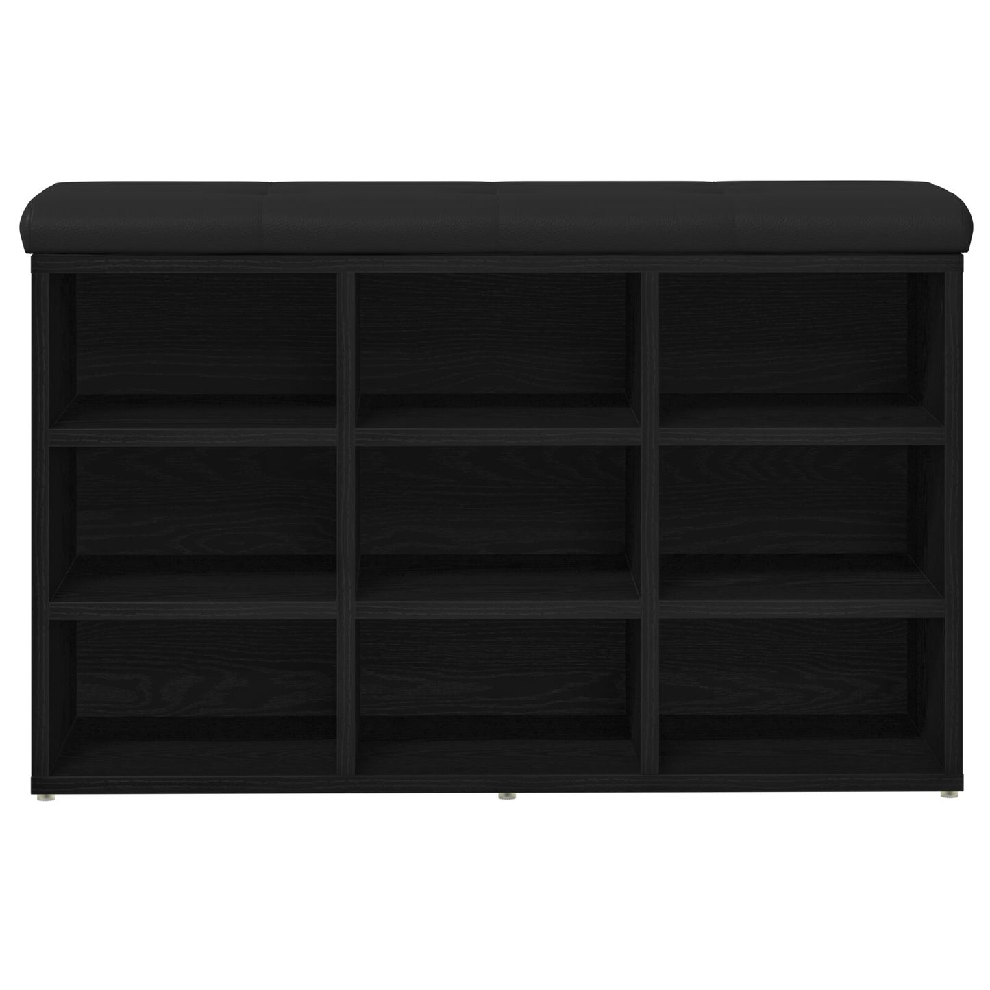 Opslagbank Engineered Wood 80 x 30 x 48 cm Zwart eiken