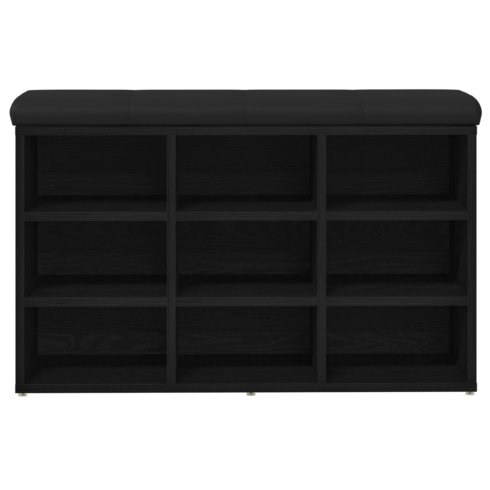 Opslagbank Engineered Wood 80 x 30 x 48 cm Zwart eiken