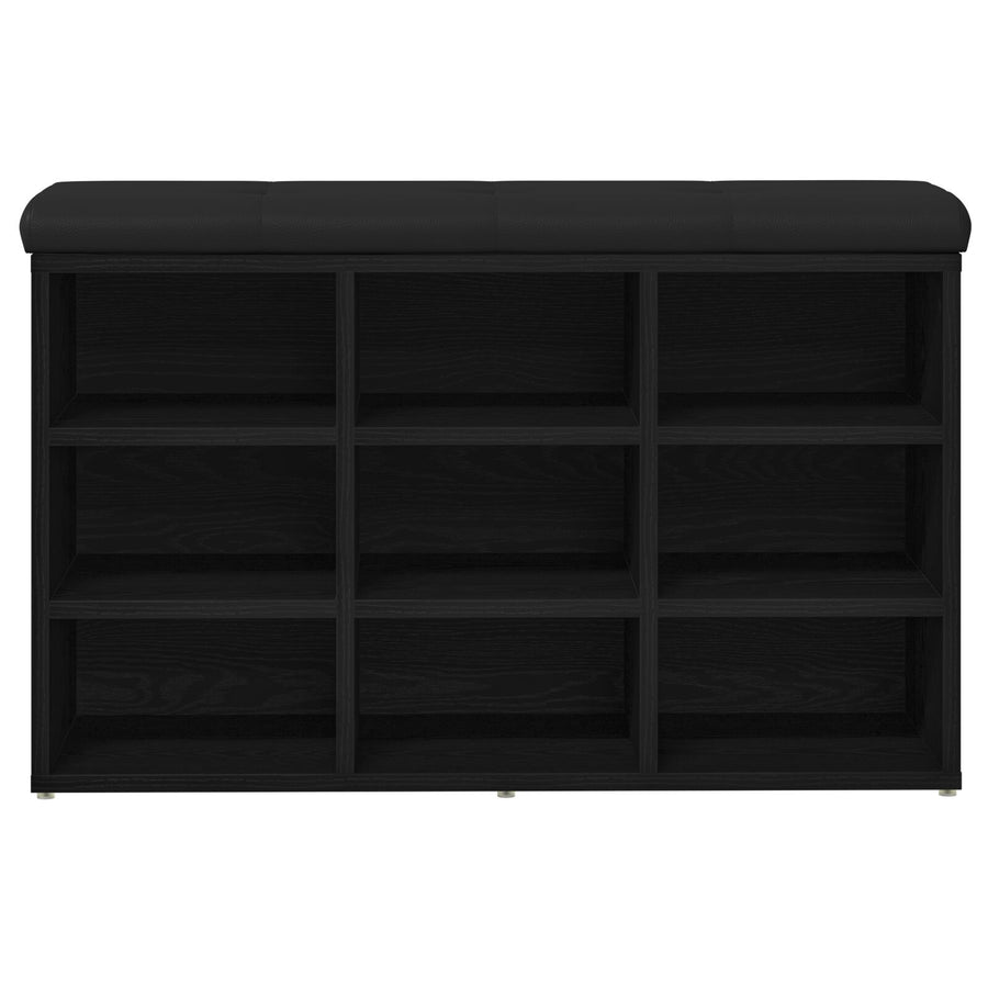 Opslagbank Engineered Wood 80 x 30 x 48 cm Zwart eiken
