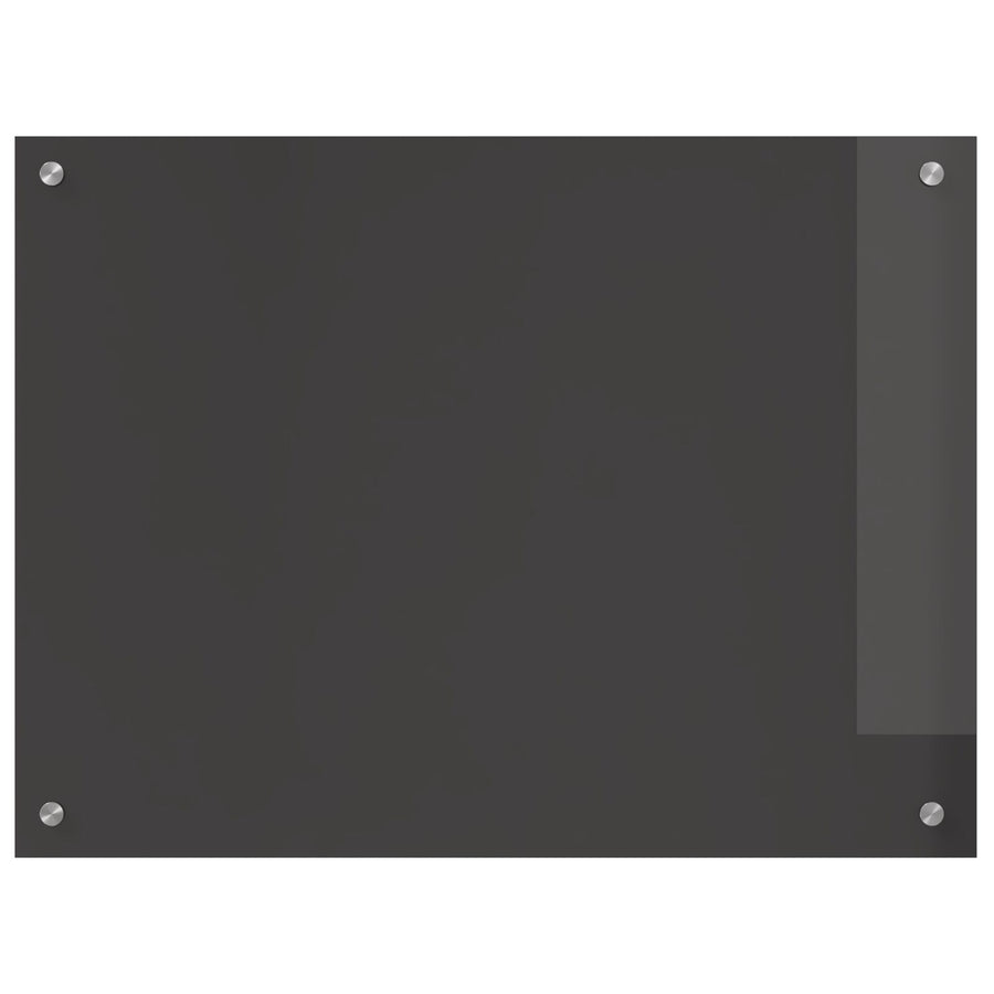 Keuken Achterwand In - 80X60X0.6 Cm Gehard Glas Donkergrijs 80 x 60 cm