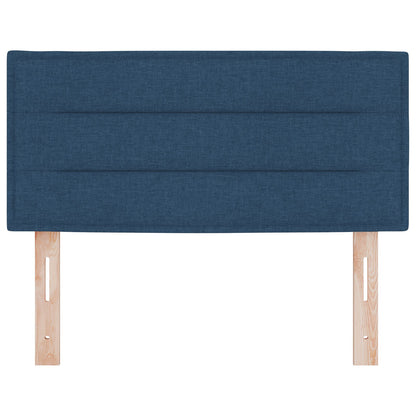 Hoofdbord Lijnen Ontwerp Stof Blauw 100 cm Laag hoofdbord