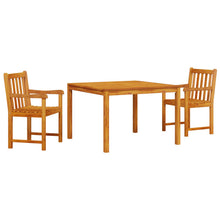 3-Delige Tuinset Van Massief Acaciahout 2-Zit Tafel lengte: 110 cm