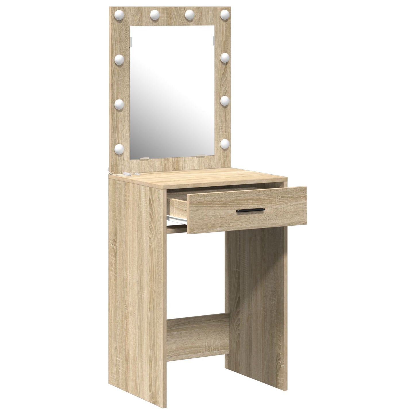Kaptafel Met Led-Verlichting Sonoma eiken 50 x 41 x 135 cm