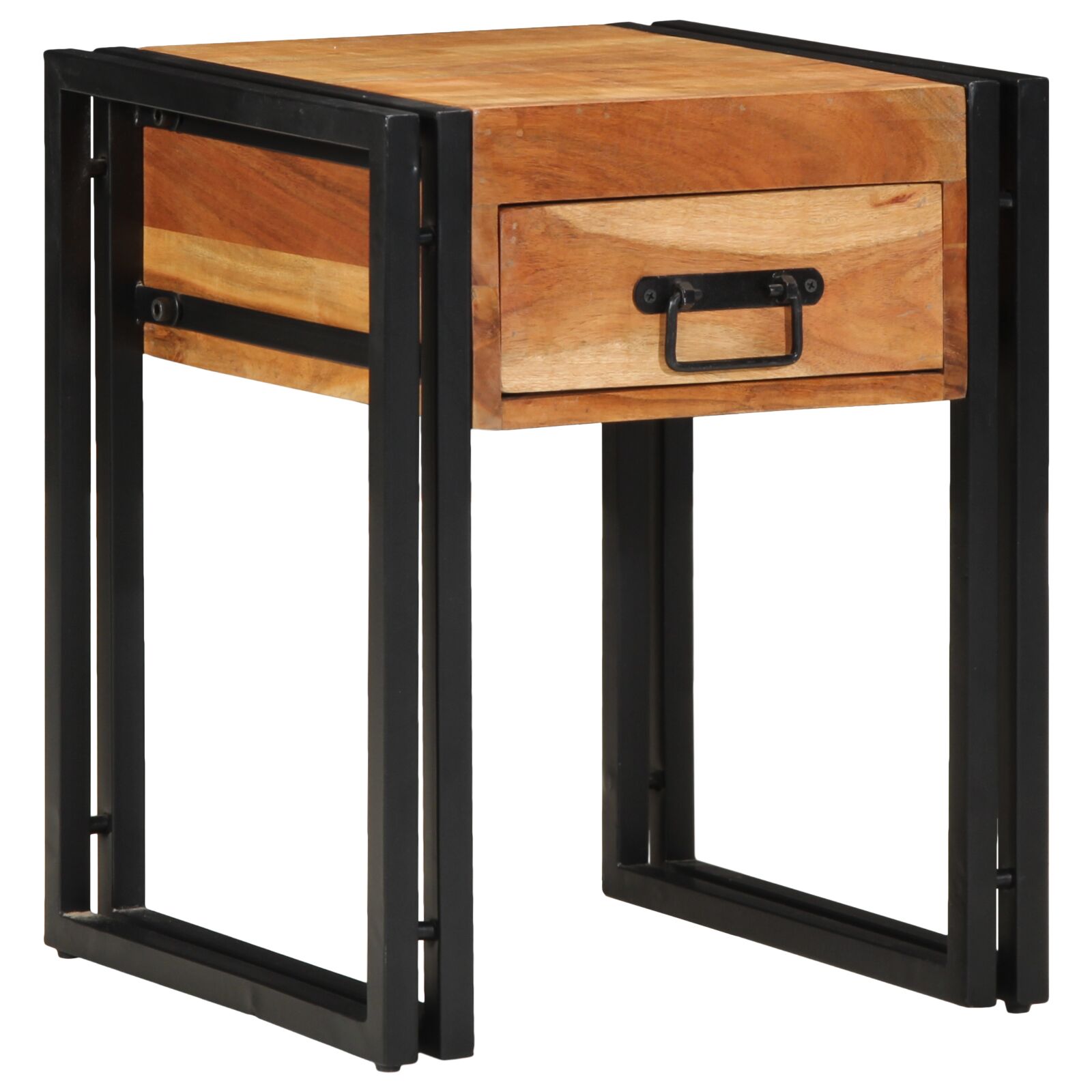 Bijzettafel 40 x 40 x 50 cm Massief acaciahout
