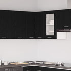 Hangkast 57x57x60 cm zwart eiken