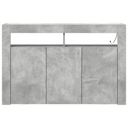 Sideboard Engineered Hout 116 X 30 X 75 Cm Beton grijs