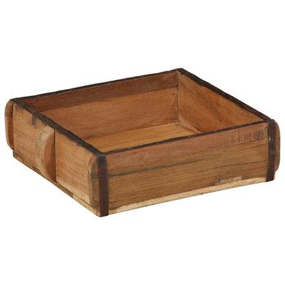 2-Delige Diensten Set Massief Hout Gerecycled 29 x 31 x 10 cm