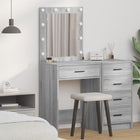Ceiling Table Grey Sonoma 50 x 41 x 135 cm Engineered Wood