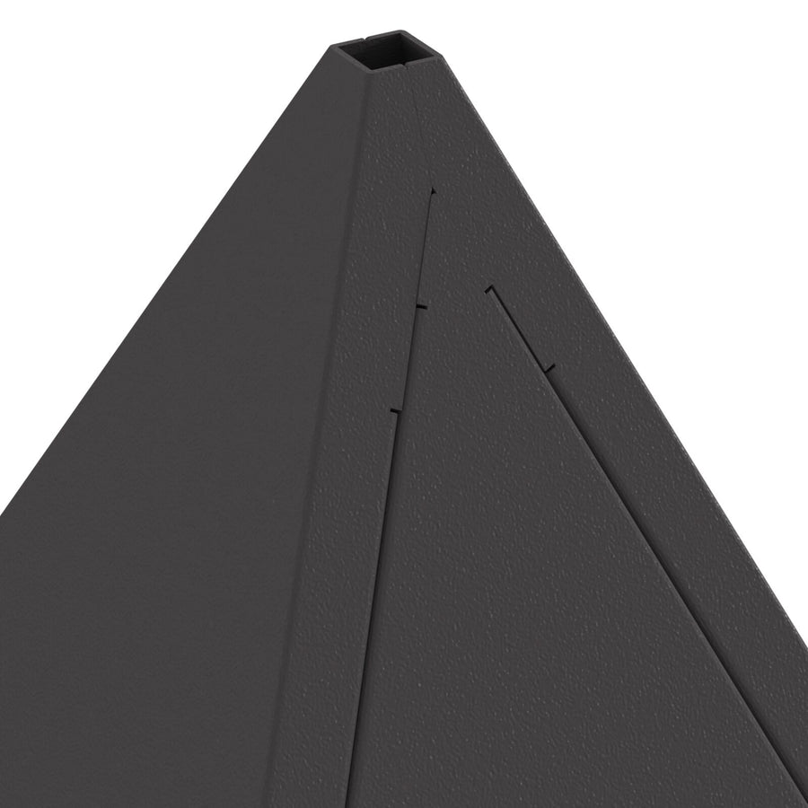 Vuurkorf Piramide Zwart 50X50X51 Cm Staal Koudgewalst staal/Zwart