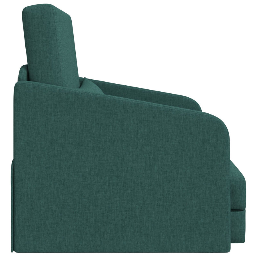 Vloer Sofa Bed 2-In-1 65X80X83 Cm Stof Donkergroen